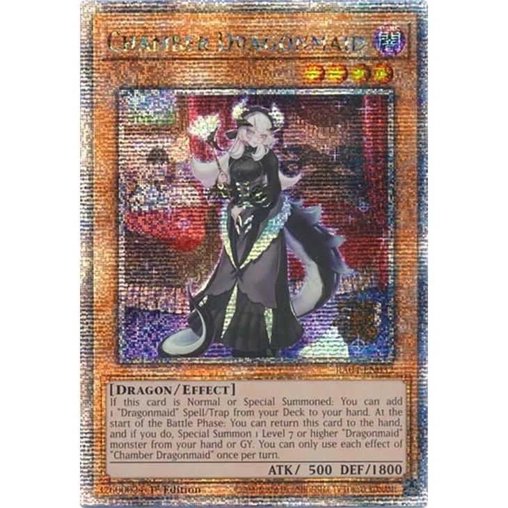 Image for Chamber Dragonmaid (Quarter Century Secret Rare) (RA04-EN032) - YuGiOh