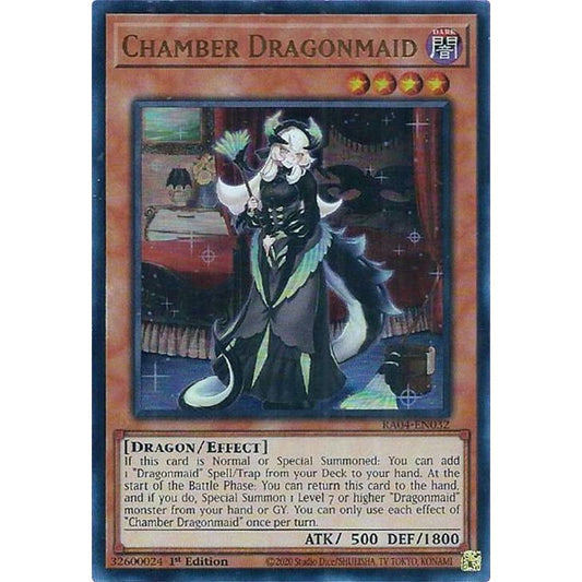Image for Chamber Dragonmaid (UR) (RA04-EN032) - YuGiOh