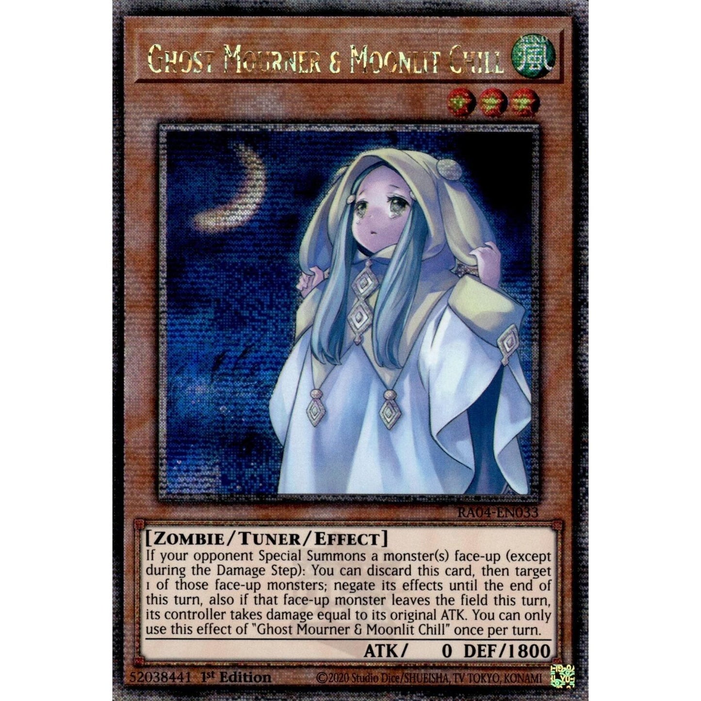 Image for Ghost Mourner & Moonlit Chill (Quarter Century Secret Rare) (RA04-EN033) - YuGiOh