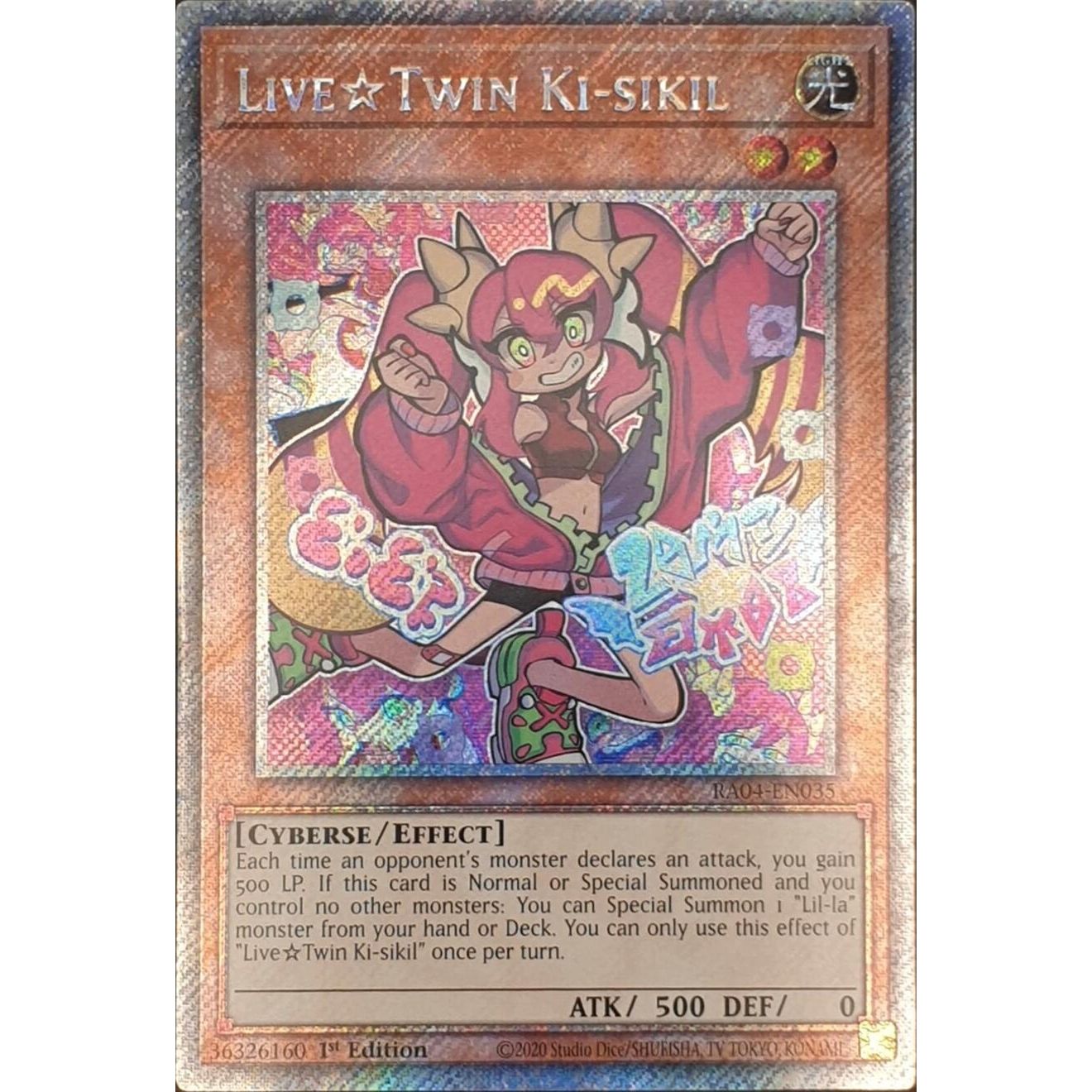 Image for Live Twin Ki-sikil (Platinum Secret Rare) (RA04-EN035) - YuGiOh