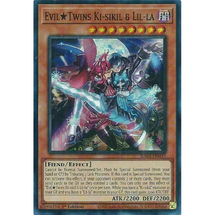 Image for Evil Twins Ki-sikil & Lil-la (RA04-EN037) - YuGiOh