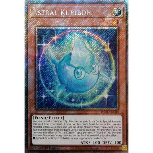 Image for Astral Kuriboh (Platinum Secret Rare) (RA04-EN040) - YuGiOh