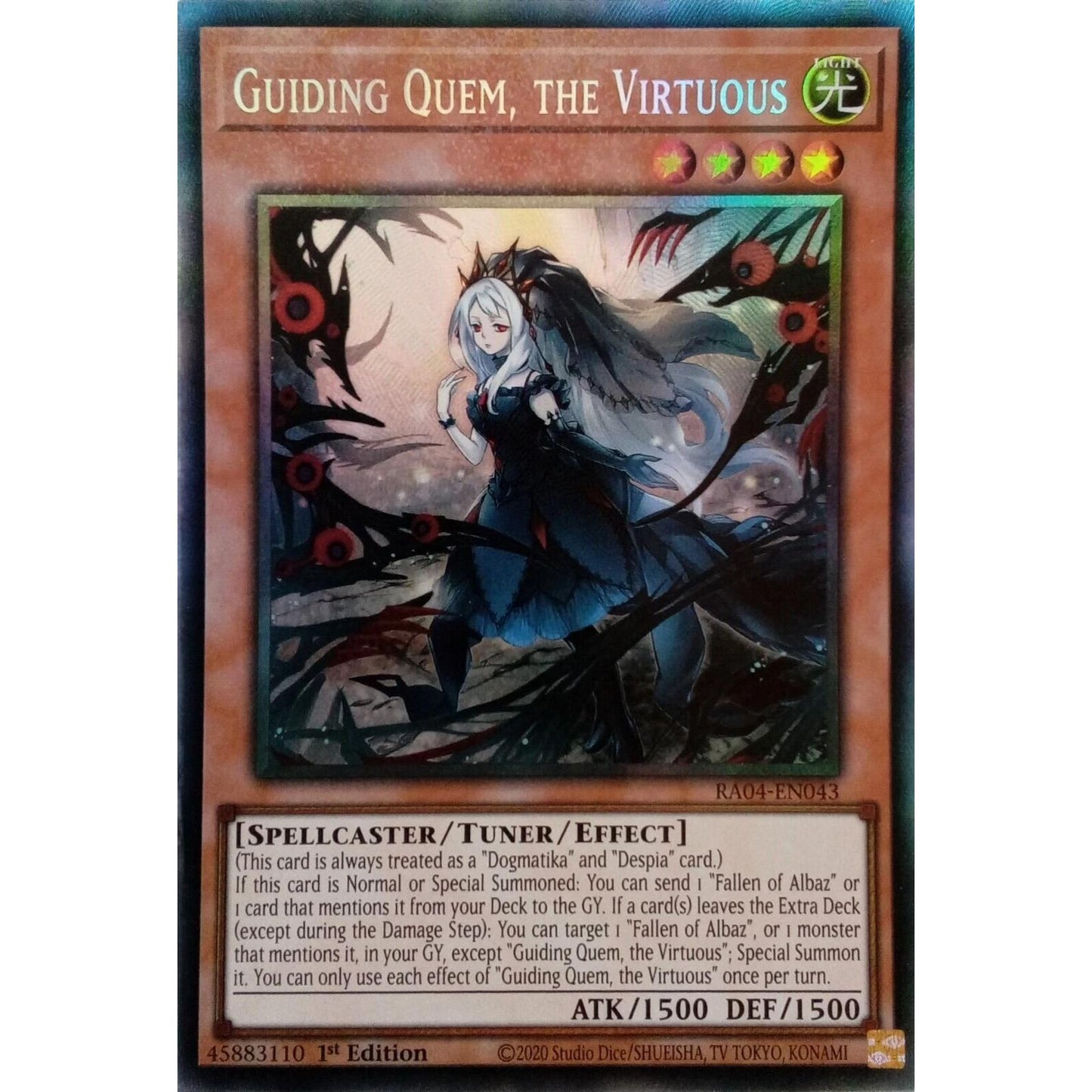 Image for Guiding Quem, the Virtuous (PCR) (RA04-EN043) - YuGiOh