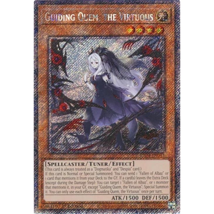 Image for Guiding Quem, the Virtuous (Platinum Secret Rare) (RA04-EN043) - YuGiOh