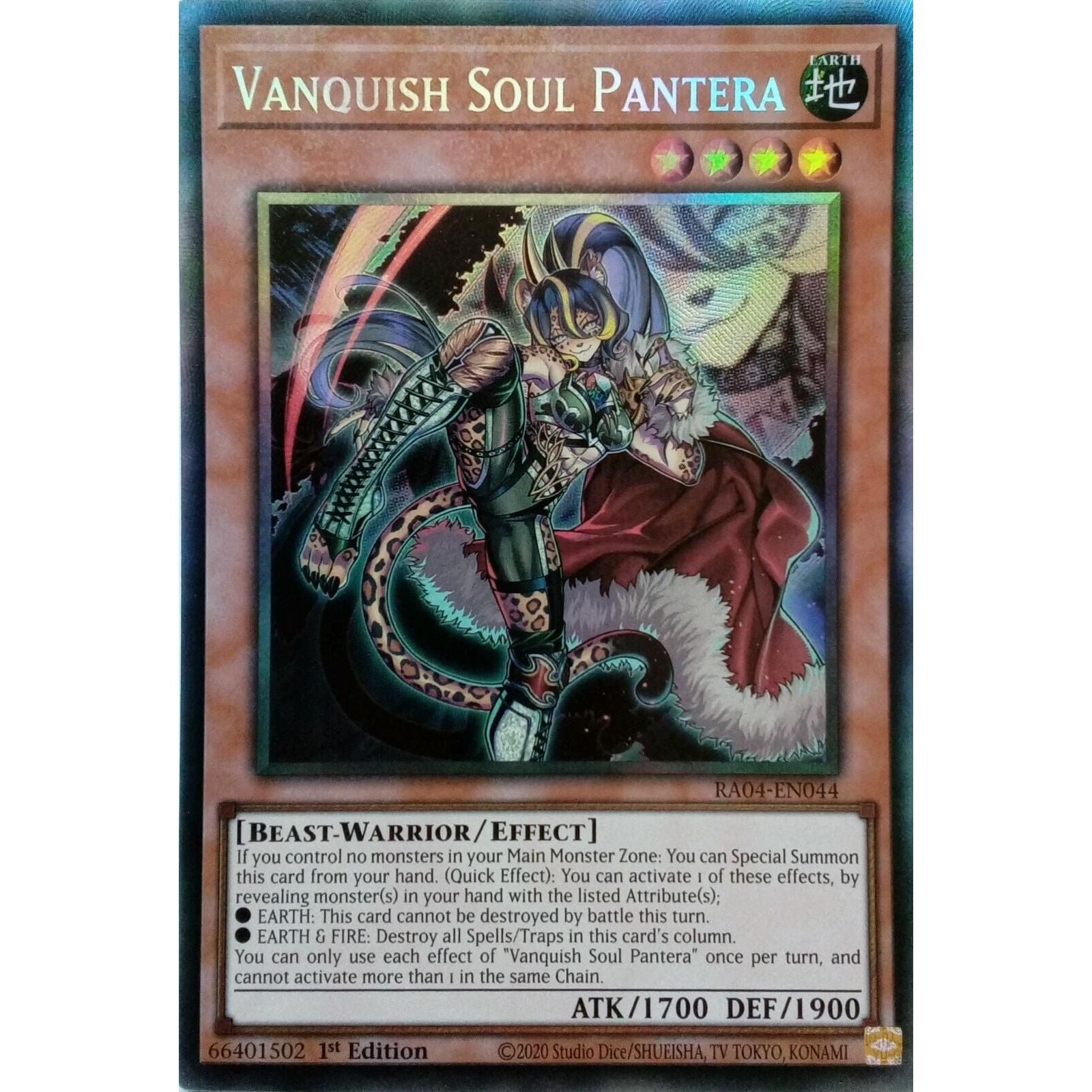 Image for Vanquish Soul Pantera (PCR) (RA04-EN044) - YuGiOh