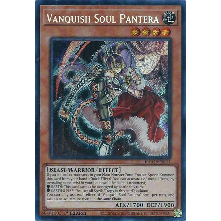 Image for Vanquish Soul Pantera (Secret Rare) (RA04-EN044) - YuGiOh