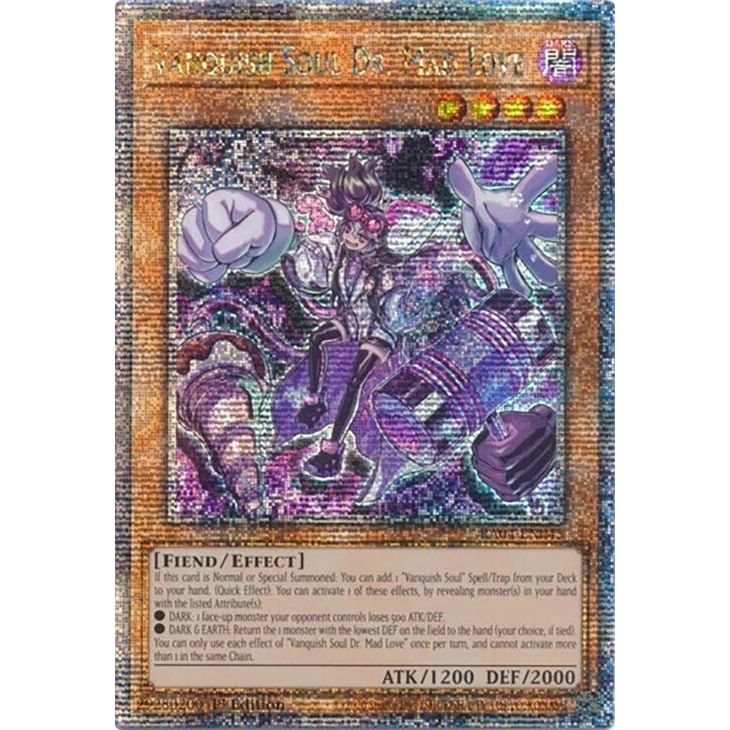 Image for Vanquish Soul Dr. Mad Love (Quarter Century Secret Rare) (RA04-EN045) - YuGiOh