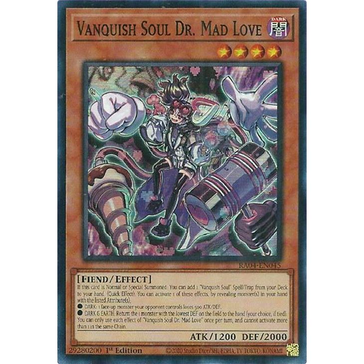 Image for Vanquish Soul Dr. Mad Love (RA04-EN045) - YuGiOh