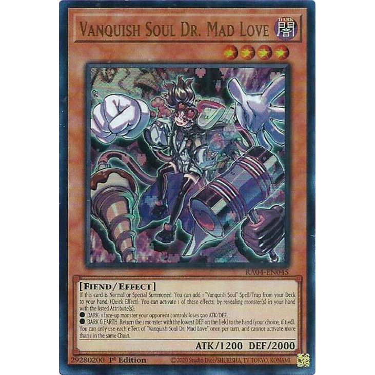 Image for Vanquish Soul Dr. Mad Love (UR) (RA04-EN045) - YuGiOh