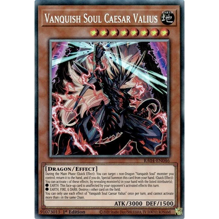 Image for Vanquish Soul Caesar Valius (PCR) (RA04-EN046) - YuGiOh
