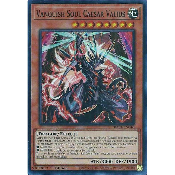 Image for Vanquish Soul Caesar Valius (RA04-EN046) - YuGiOh