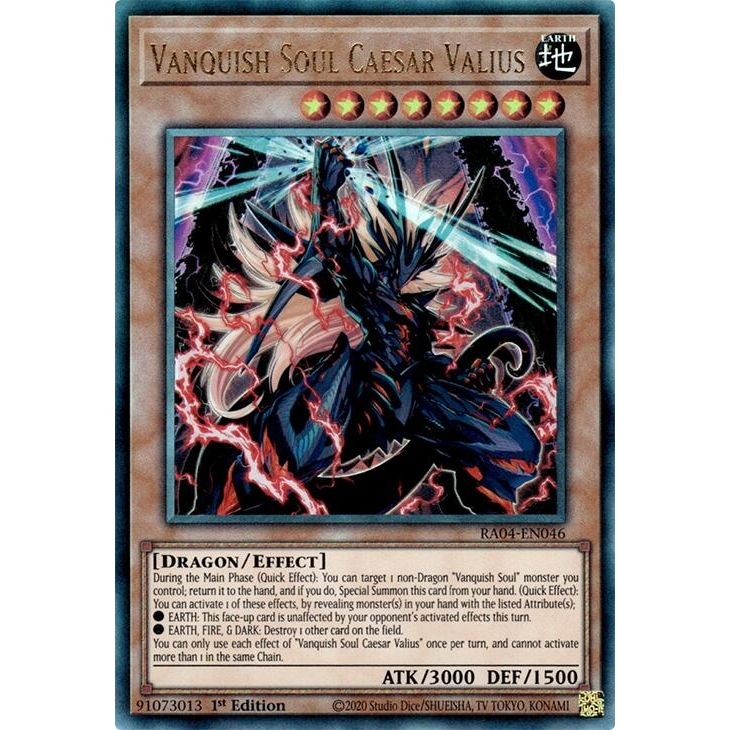 Image for Vanquish Soul Caesar Valius (PUR) (RA04-EN046) - YuGiOh