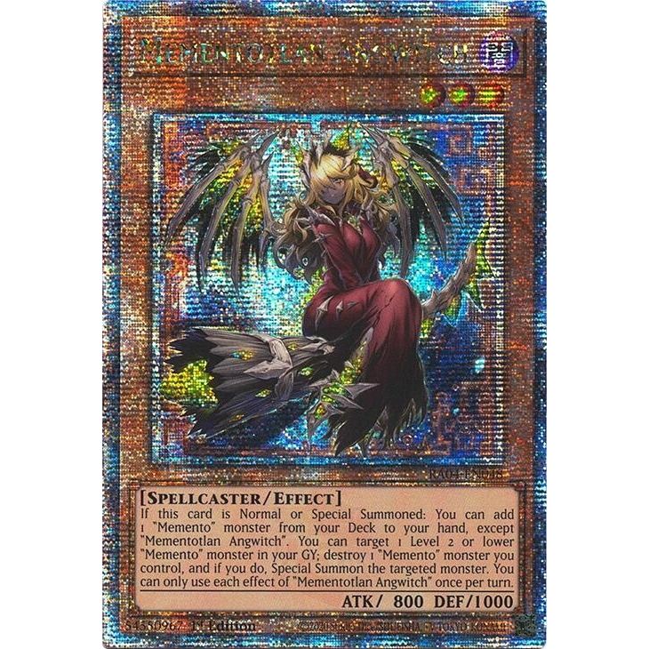 Image for Mementotlan Angwitch (Quarter Century Secret Rare) (RA04-EN048) - YuGiOh