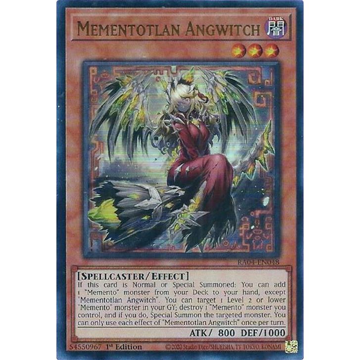 Image for Mementotlan Angwitch (UR) (RA04-EN048) - YuGiOh