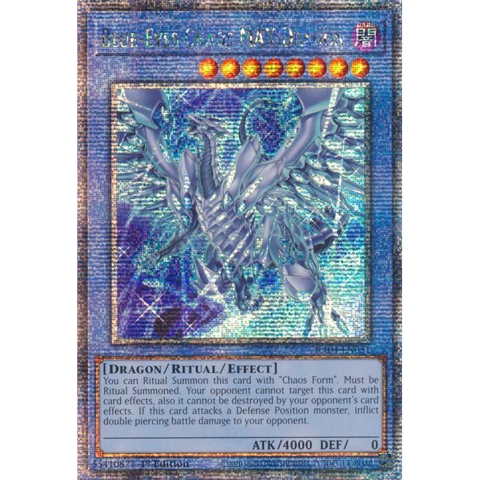 Image for Blue-Eyes Chaos MAX Dragon (New Art) (Quarter Century Secret Rare) (RA04-EN051) - YuGiOh