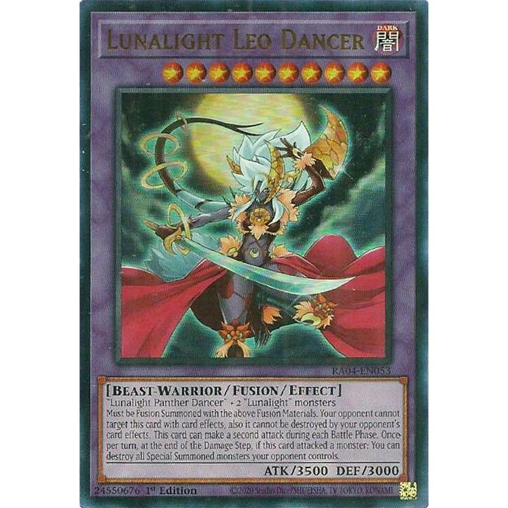 Image for Lunalight Leo Dancer (UR) (RA04-EN053) - YuGiOh
