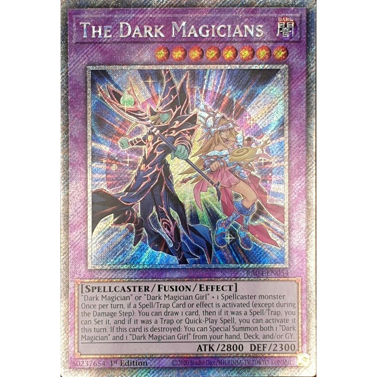 Image for The Dark Magicians (Platinum Secret Rare) (RA04-EN054) - YuGiOh