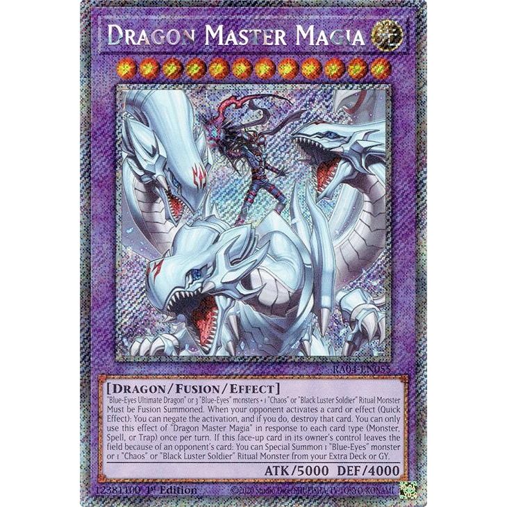 Image for Dragon Master Magia (Platinum Secret Rare) (RA04-EN055) - YuGiOh