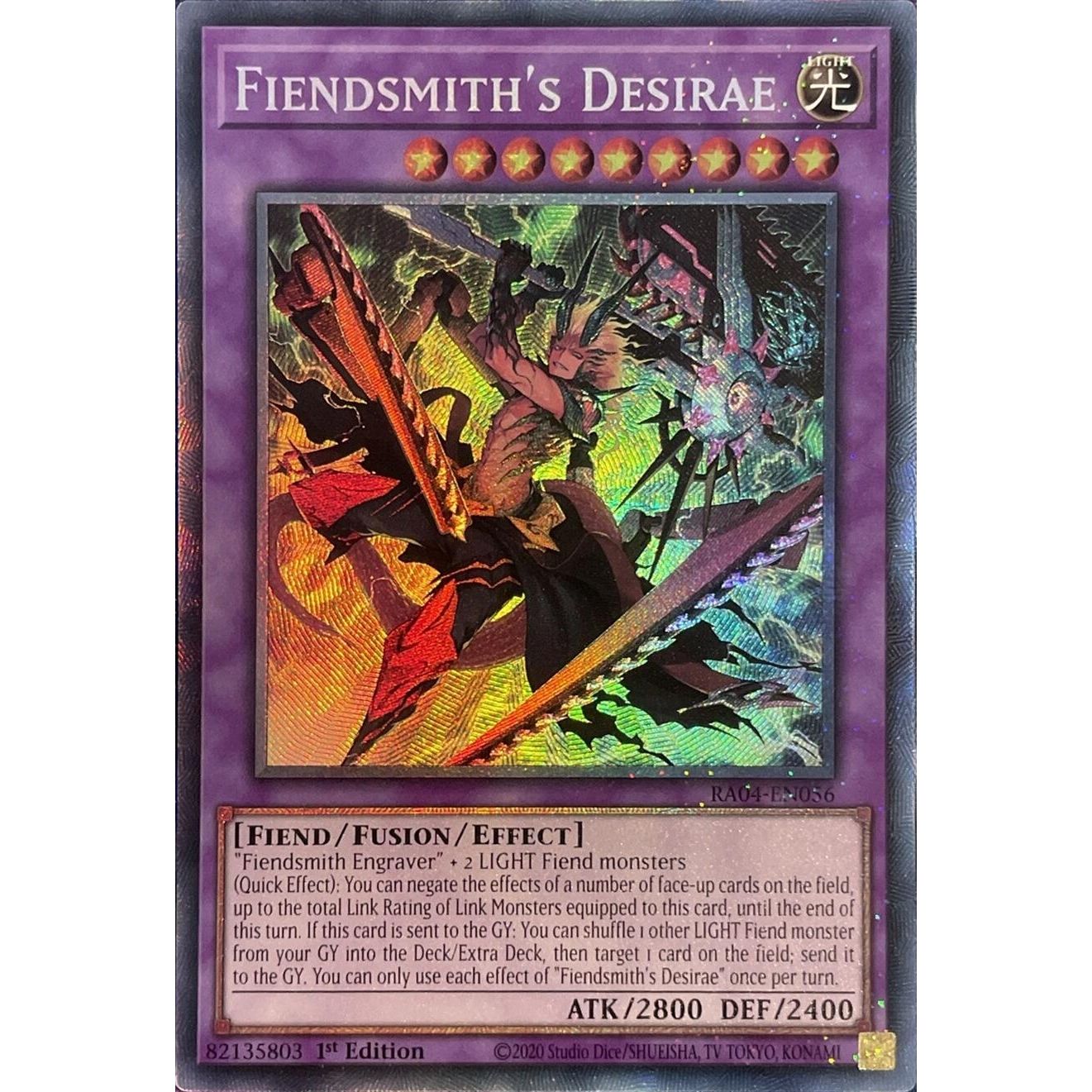 Image for Fiendsmith's Desirae (PCR) (RA04-EN056) - YuGiOh