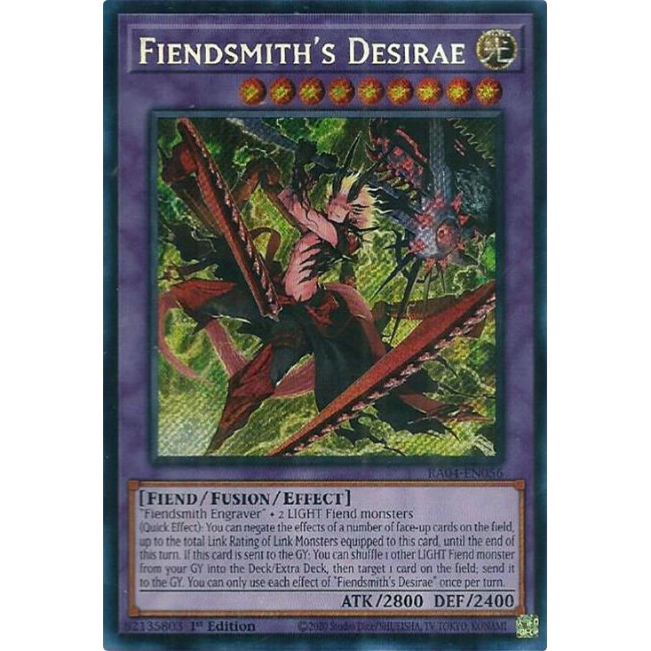 Image for Fiendsmith's Desirae (Secret Rare) (RA04-EN056) - YuGiOh
