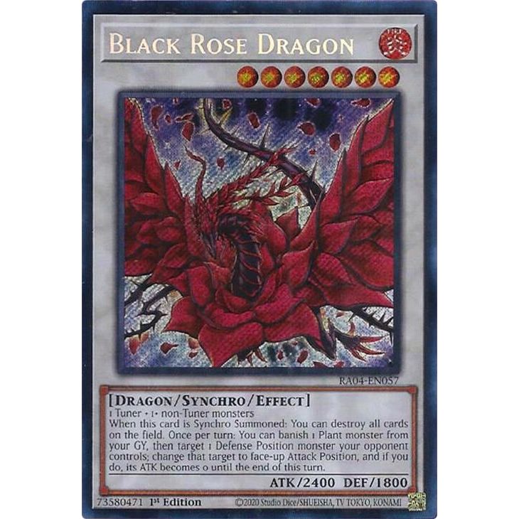 Image for Black Rose Dragon (Secret Rare) (RA04-EN057) - YuGiOh
