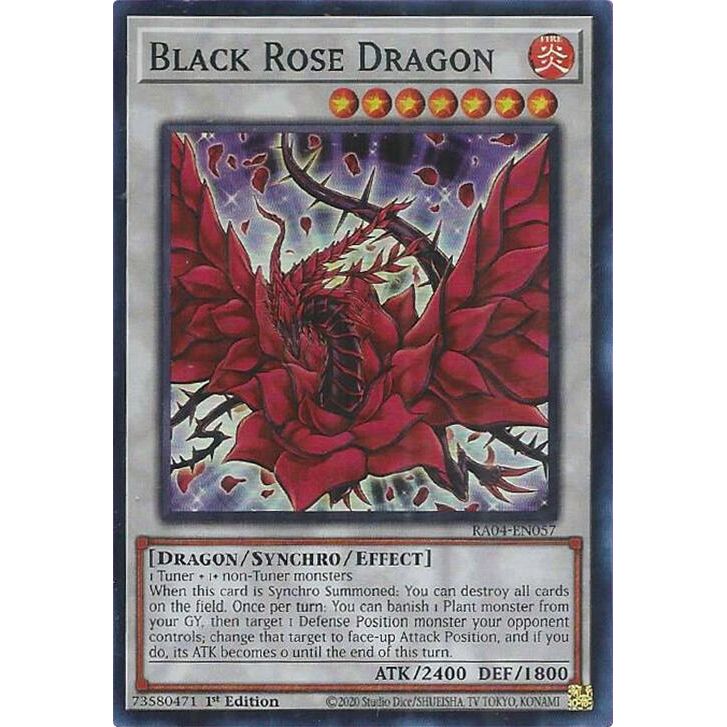 Image for Black Rose Dragon (RA04-EN057) - YuGiOh