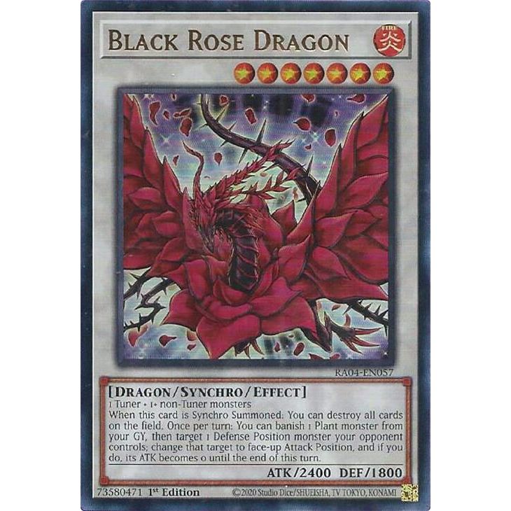 Image for Black Rose Dragon (UR) (RA04-EN057) - YuGiOh