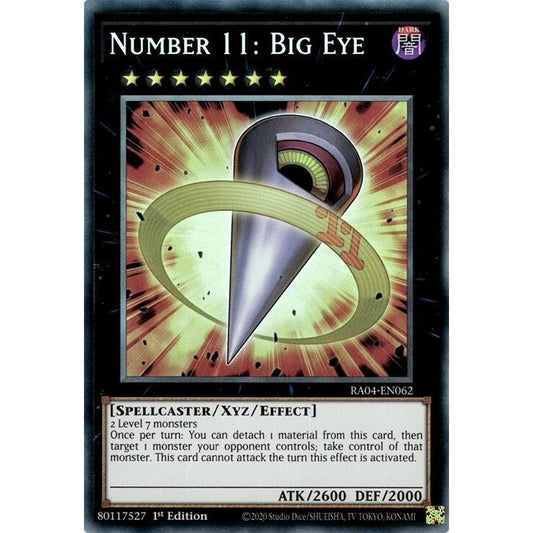 Image for Number 11: Big Eye (PCR) (RA04-EN062) - YuGiOh