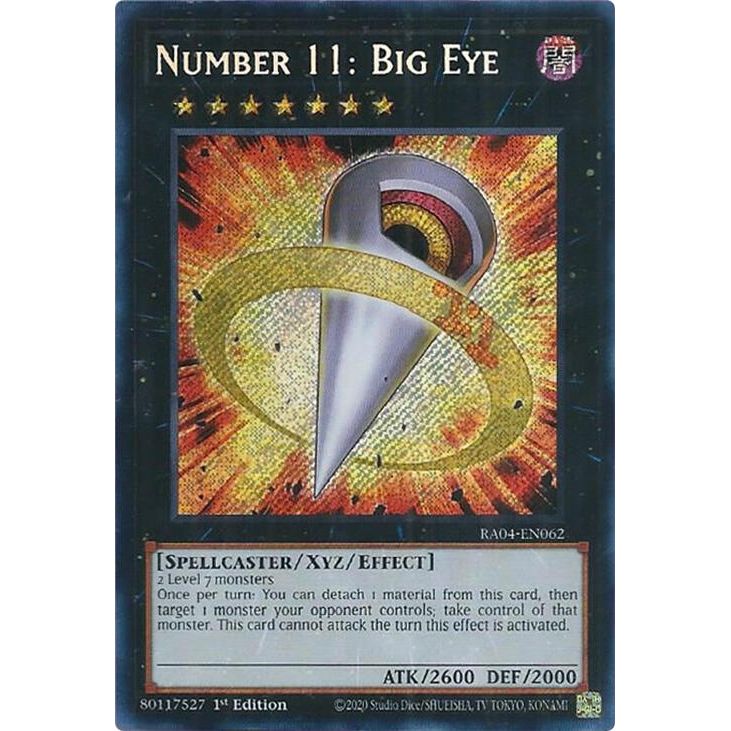 Image for Number 11: Big Eye (Secret Rare) (RA04-EN062) - YuGiOh