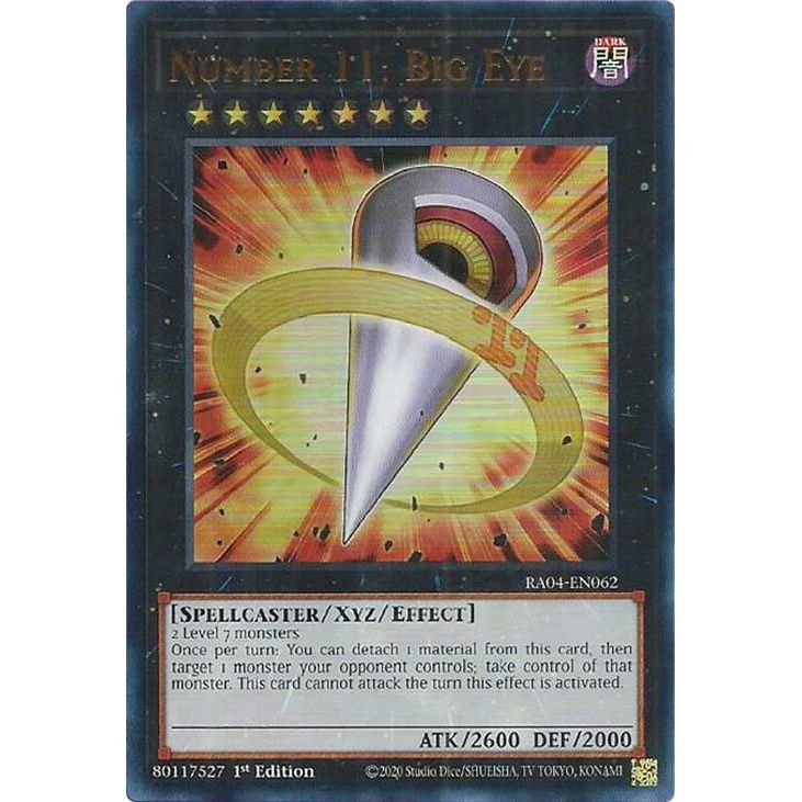 Image for Number 11: Big Eye (UR) (RA04-EN062) - YuGiOh
