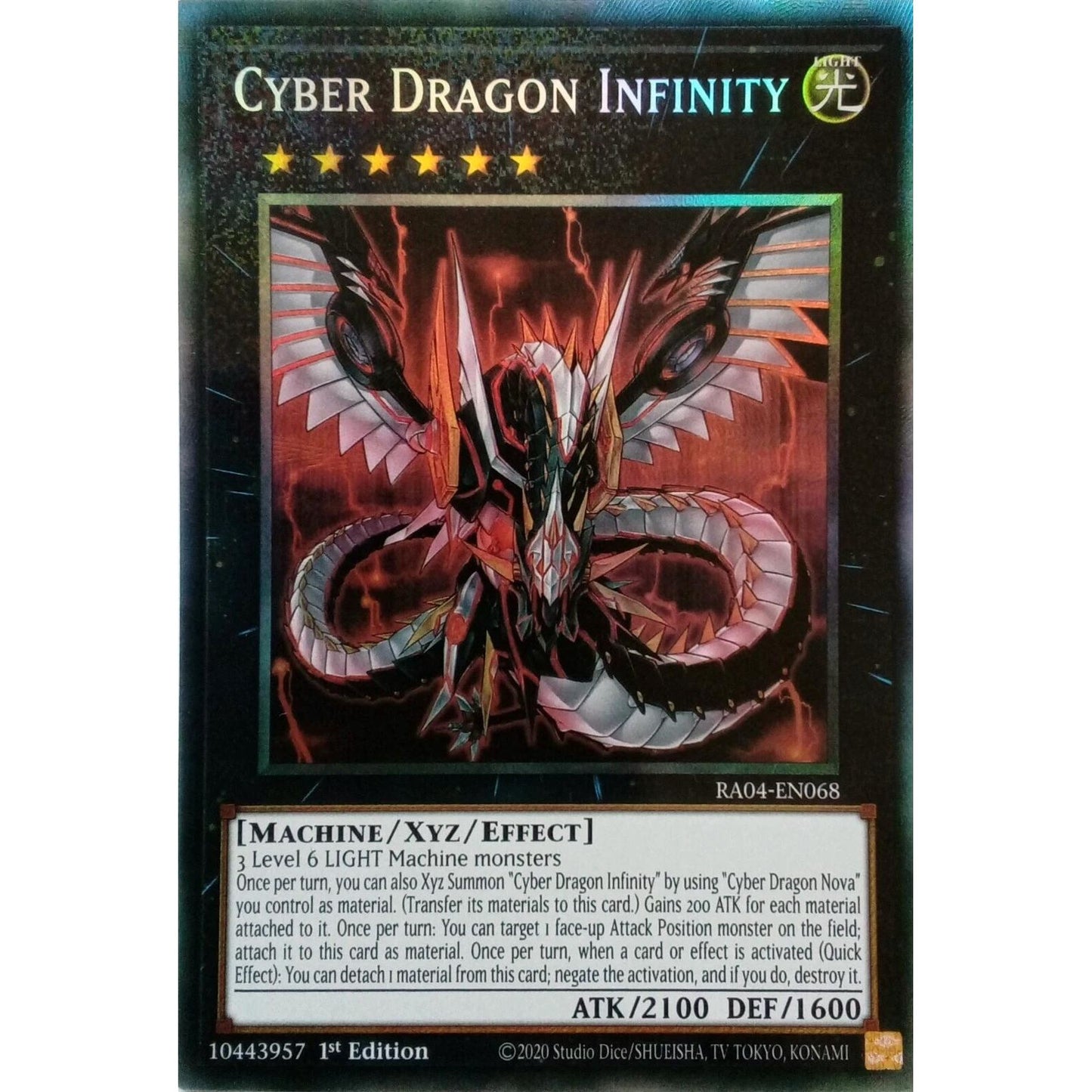 Image for Cyber Dragon Infinity (PCR) (RA04-EN068) - YuGiOh
