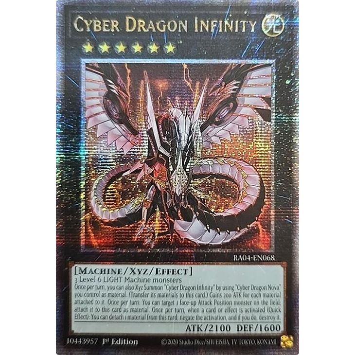 Image for Cyber Dragon Infinity (Quarter Century Secret Rare) (RA04-EN068) - YuGiOh