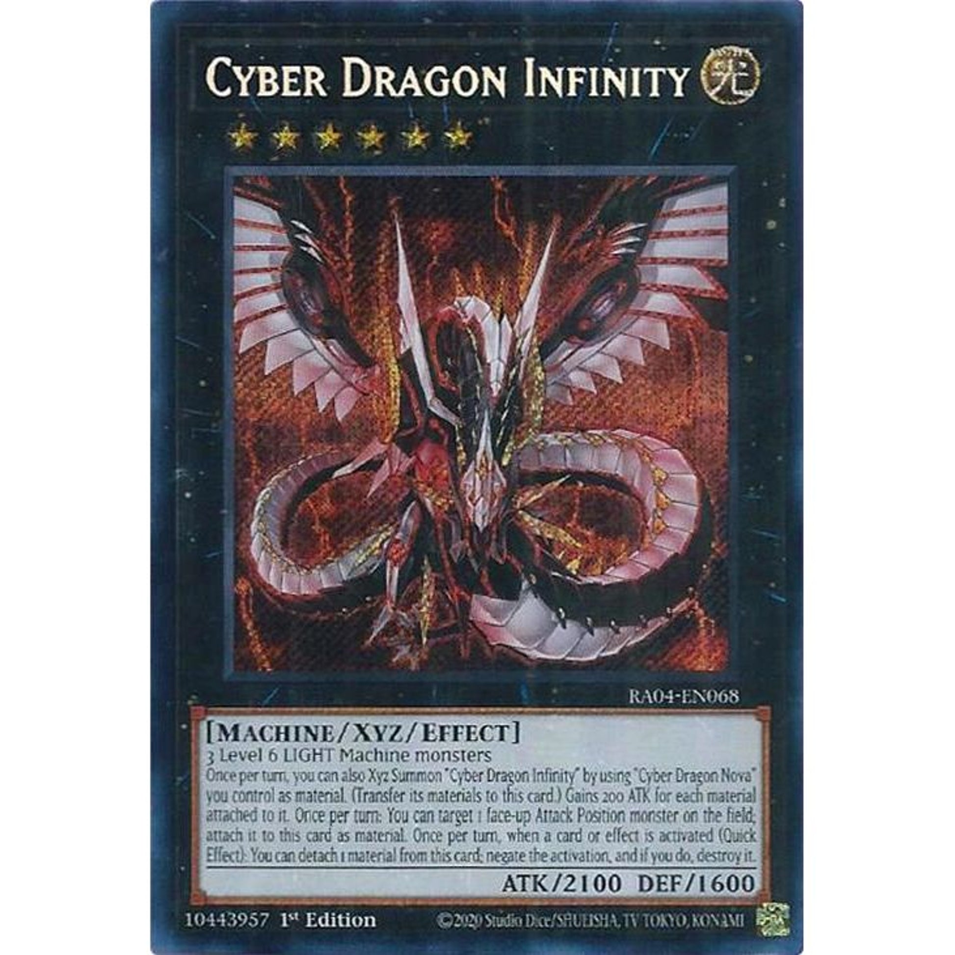 Image for Cyber Dragon Infinity (Secret Rare) (RA04-EN068) - YuGiOh