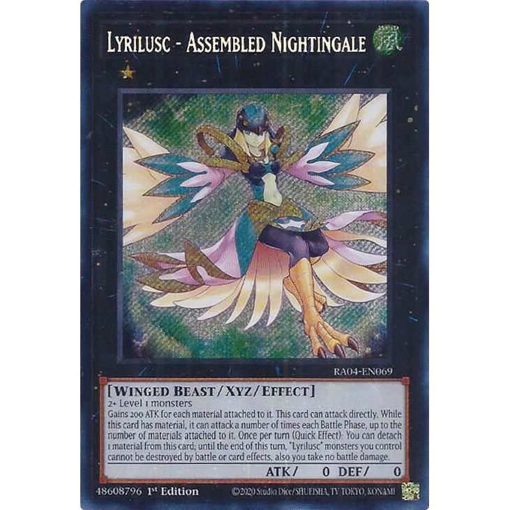 Image for Lyrilusc - Assembled Nightingale (Secret Rare) (RA04-EN069) - YuGiOh