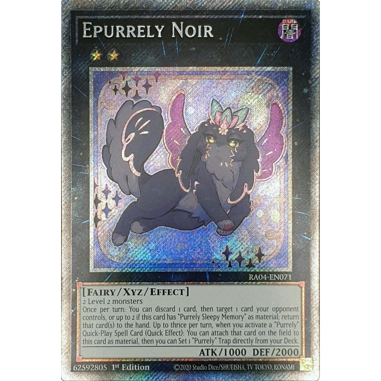 Image for Epurrely Noir (Platinum Secret Rare) (RA04-EN071) - YuGiOh