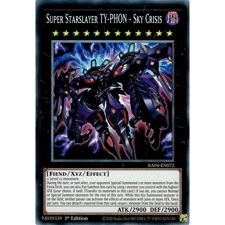Image for Super Starslayer TY-PHON - Sky Crisis (PCR) (RA04-EN072) - YuGiOh