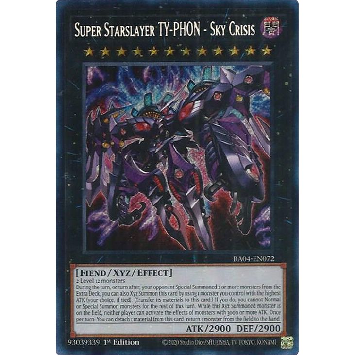 Image for Super Starslayer TY-PHON - Sky Crisis (Secret Rare) (RA04-EN072) - YuGiOh