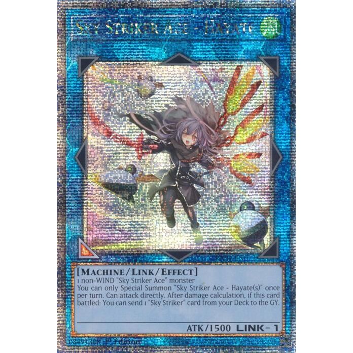 Image for Sky Striker Ace - Hayate (New Art) (Quarter Century Secret Rare) (RA04-EN073) - YuGiOh
