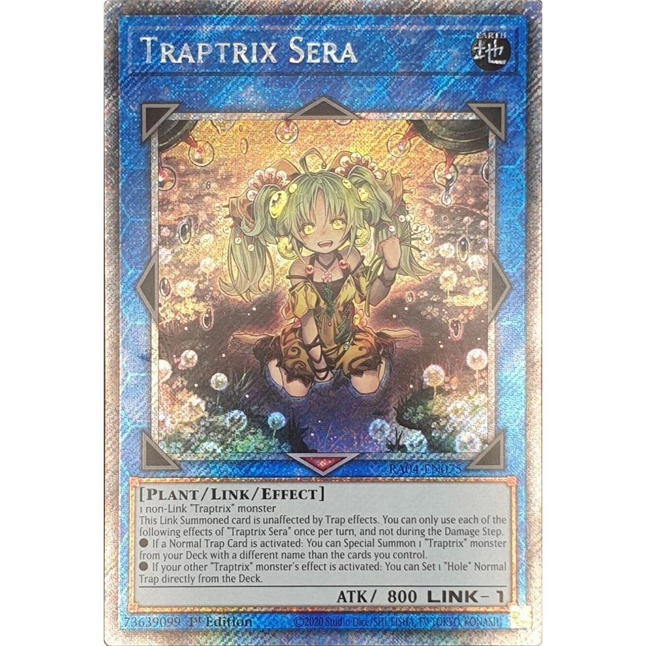 Image for Traptrix Sera (Platinum Secret Rare) (RA04-EN075) - YuGiOh