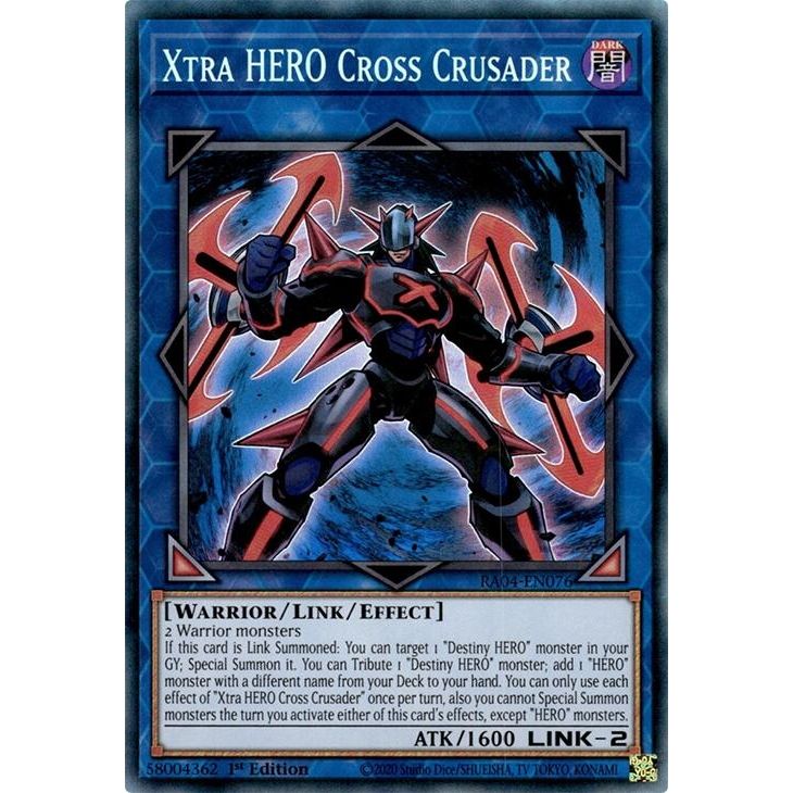 Image for Xtra HERO Cross Crusader (PCR) (RA04-EN076) - YuGiOh