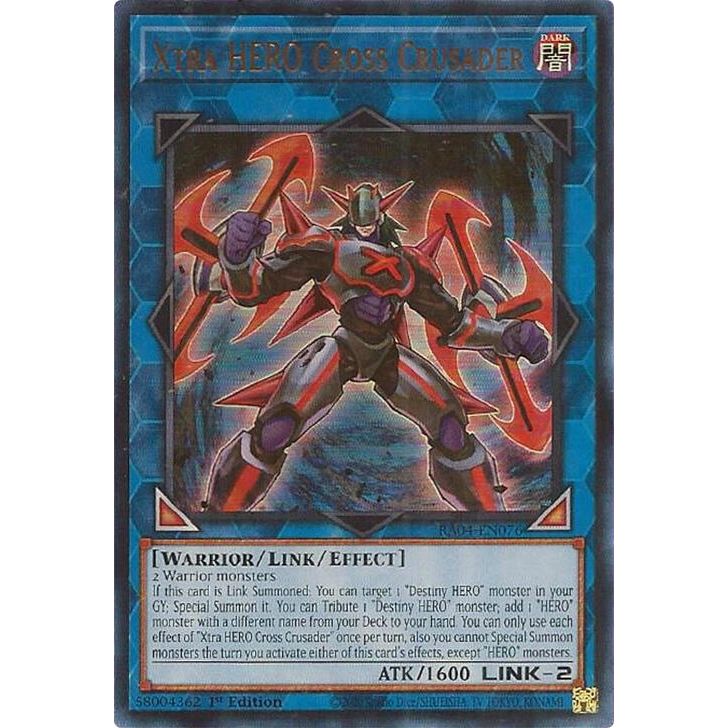 Image for Xtra HERO Cross Crusader (UR) (RA04-EN076) - YuGiOh