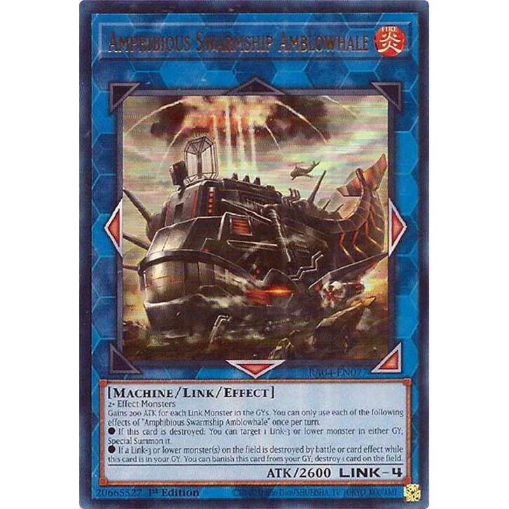 Image for Amphibious Swarmship Amblowhale (UR) (RA04-EN077) - YuGiOh