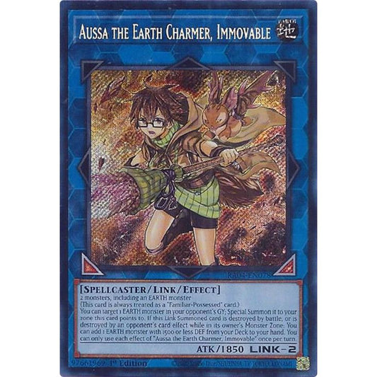 Image for Aussa the Earth Charmer, Immovable (Secret Rare) (RA04-EN078) - YuGiOh