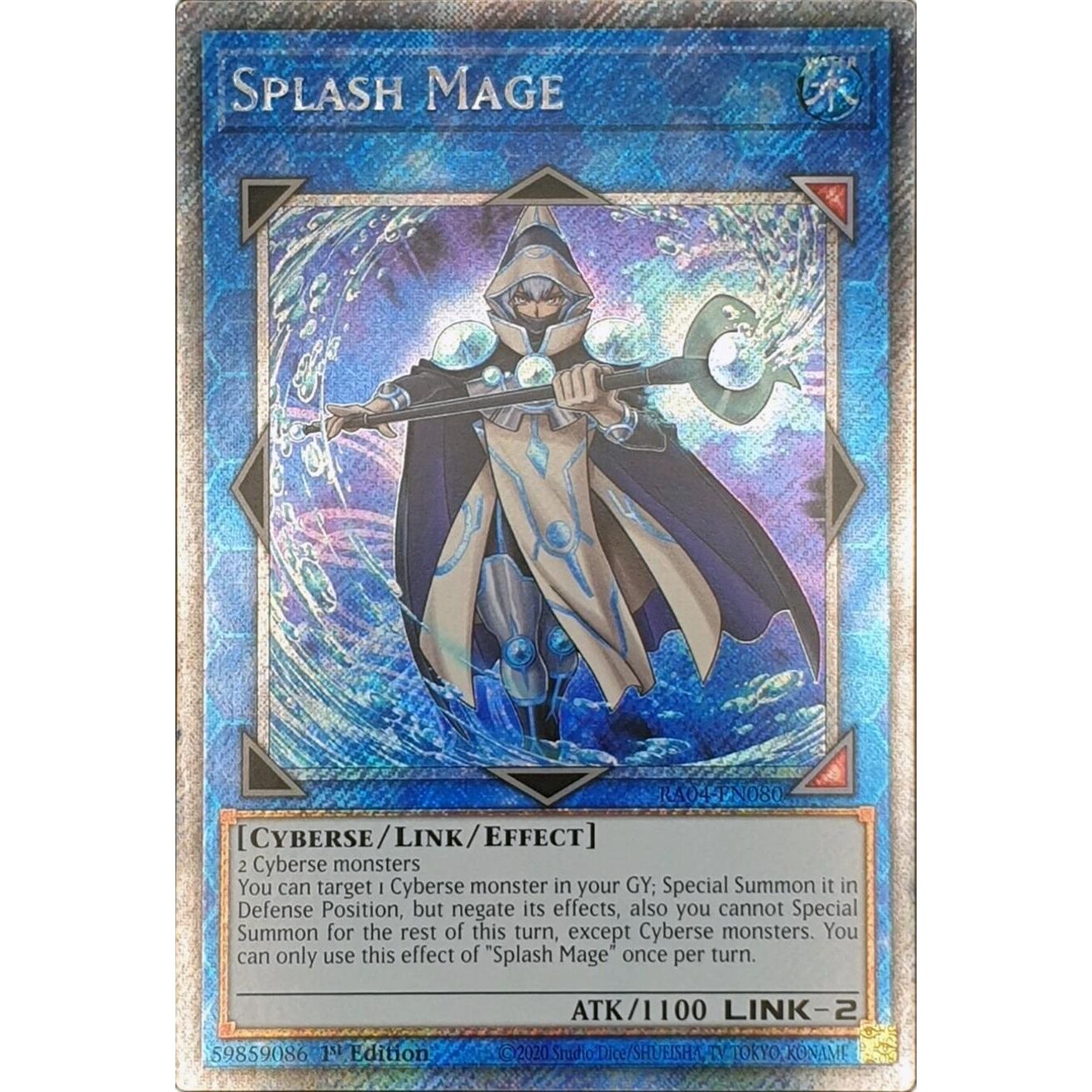 Image for Splash Mage (Platinum Secret Rare) (RA04-EN080) - YuGiOh