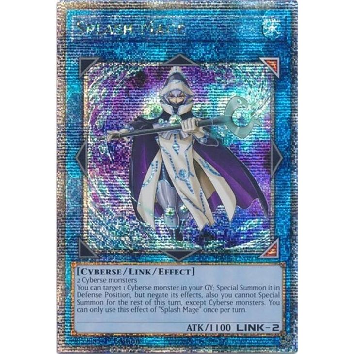 Image for Splash Mage (Quarter Century Secret Rare) (RA04-EN080) - YuGiOh