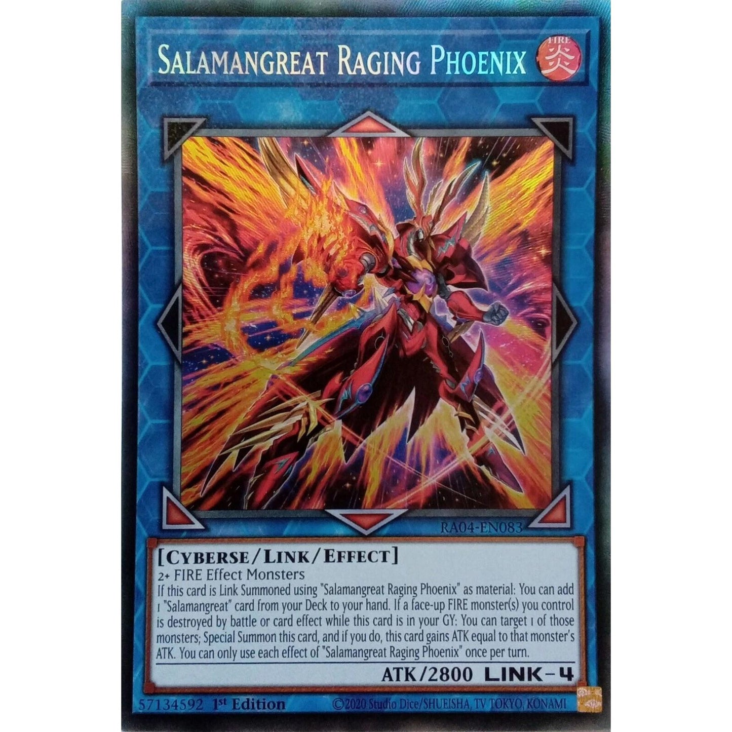Image for Salamangreat Raging Phoenix (PCR) (RA04-EN083) - YuGiOh