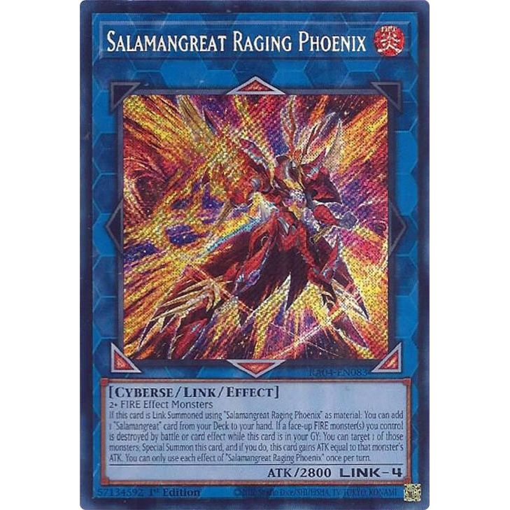 Image for Salamangreat Raging Phoenix (Secret Rare) (RA04-EN083) - YuGiOh
