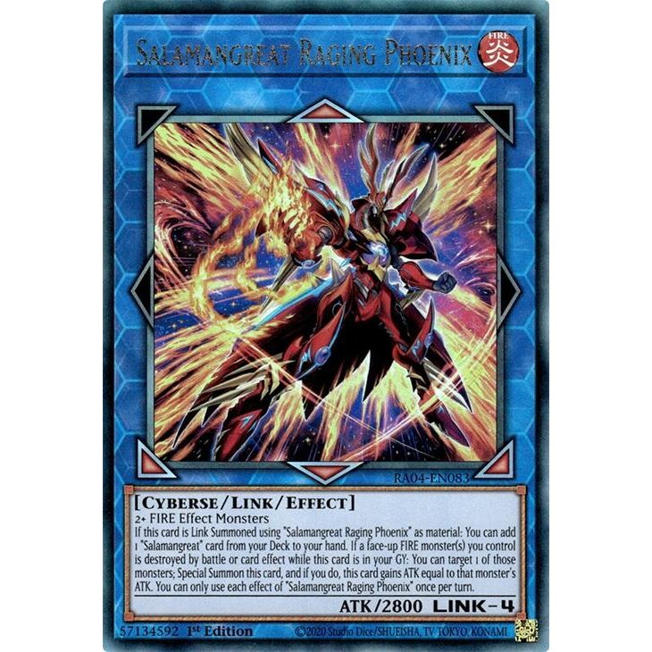 Image for Salamangreat Raging Phoenix (PUR) (RA04-EN083) - YuGiOh