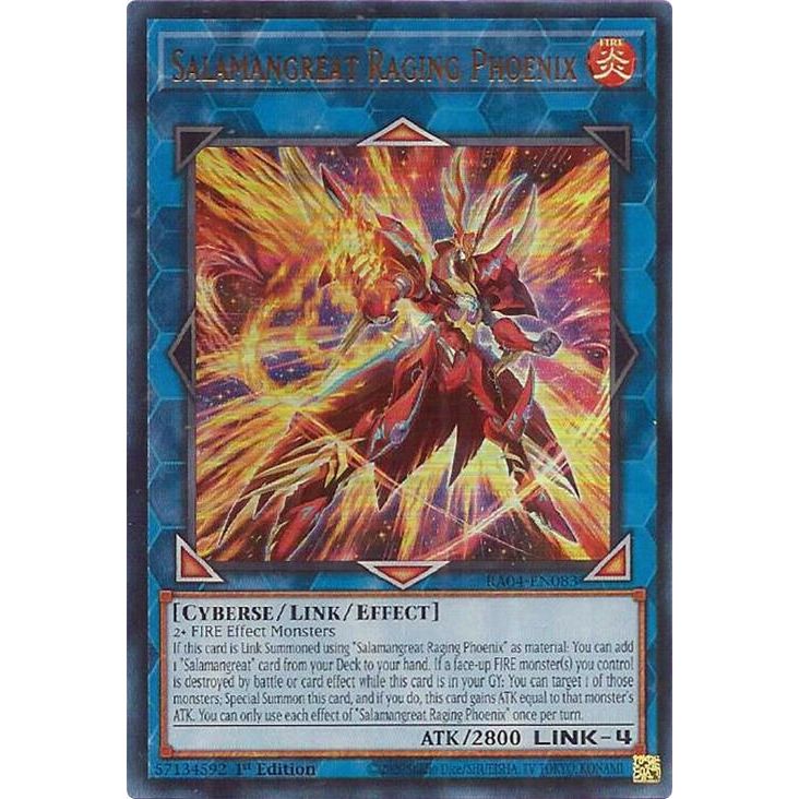 Image for Salamangreat Raging Phoenix (UR) (RA04-EN083) - YuGiOh