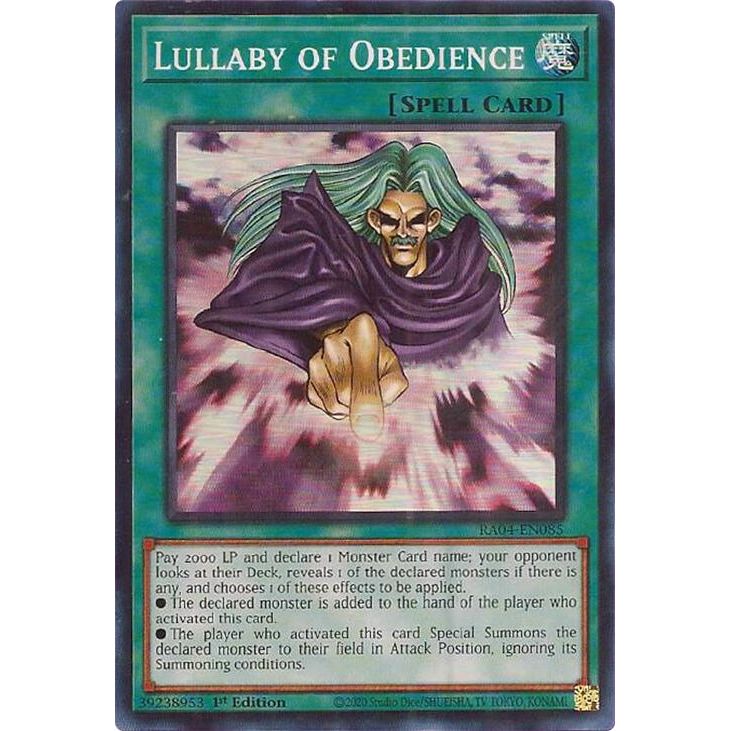Image for Lullaby of Obedience (RA04-EN085) - YuGiOh